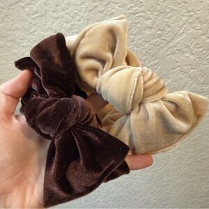 Bloom headwraps velvet baby bow headwraps